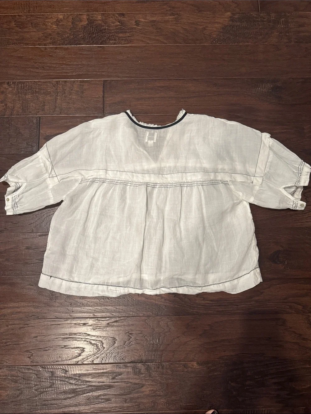 Anthropologie lightweight white